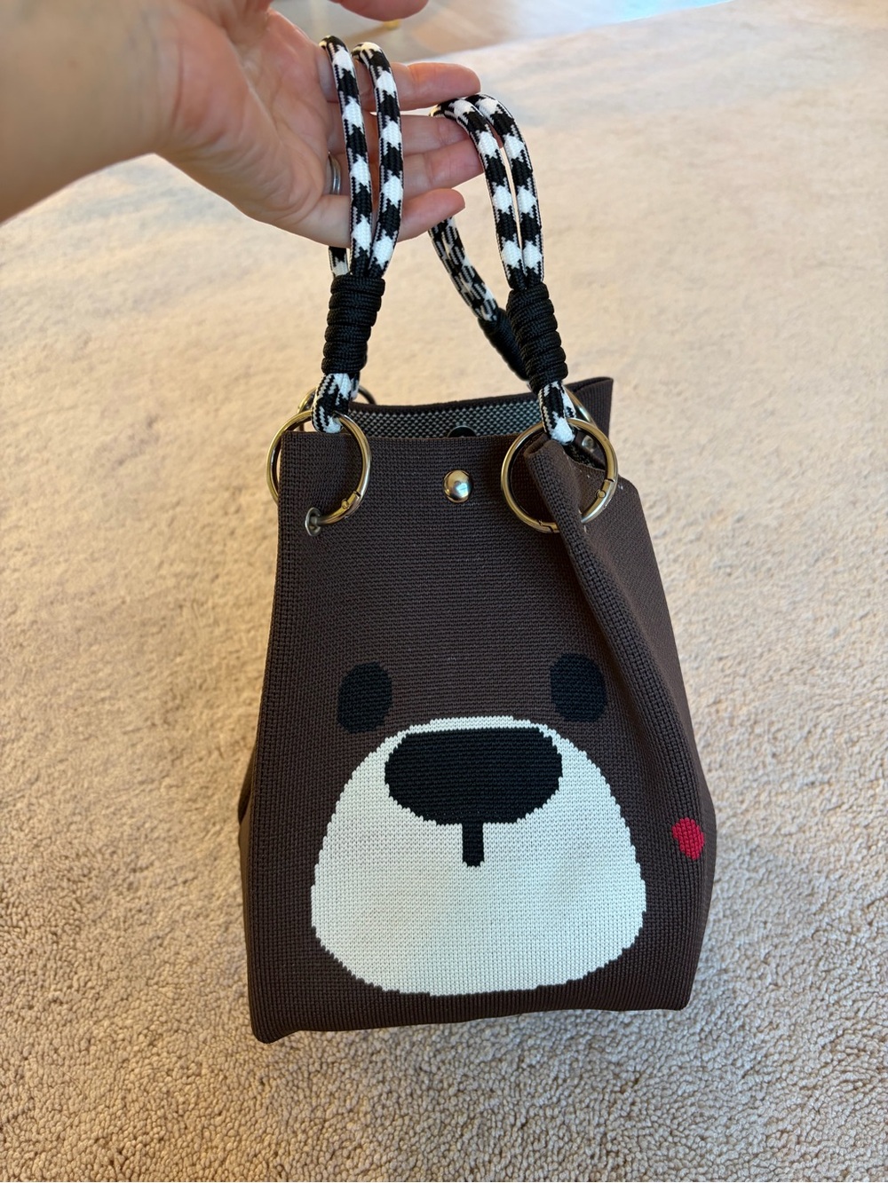 New Brown Bear Bag